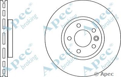 APEC BRAKING dsk2868 -  Тормозной диск